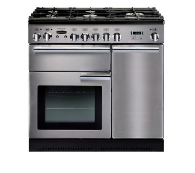 RANGEMASTER Professional 90 Dual Fuel Range Cooker - Stainless Steel & Chrome RANGEMASTER Professional 90 Dual Fuel Range Cooker - Stainless Steel & Chrome